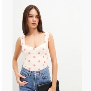 Reformation Hester Top Andie - Size 6 NWT